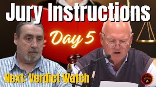 DAY FIVE Charges and Jury Instructions, Sean Finnegan Trial | Jennifer Paxton Case