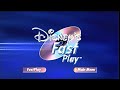 Disney S Fast Play Menu