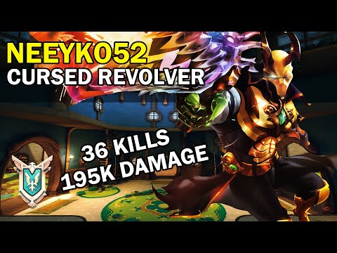 36 Kills 195K Damage Neeyko52 Androxus Paladins Competitive (Master) CURSED REVOLVER - Immortal X11