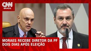 Vídeo: Moraes recebe diretor-geral da PF no STF dois dias após eleição | CNN PRIME TIME