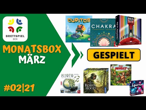 Monatsbox   Brettspiele gespielt im März 2021   Brettspielbox