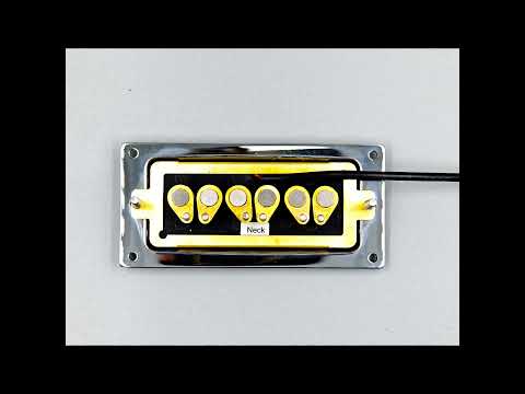 Dynasonic inspired pickup from daggerguitars.com pickup 2026 - gold on black bobbin image 6