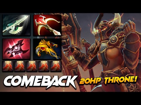 SumiYa 20 HP!!! [one hit] Throne Comeback Legion Commander - Dota 2 Pro Gameplay [Watch & Learn]