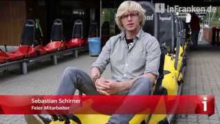 preview picture of video 'Sommerreporter zu Besuch auf der Sommerrodelbahn Pottenstein'