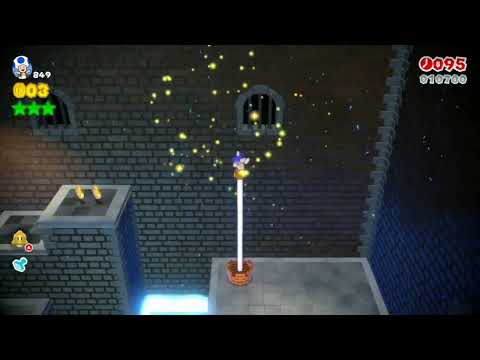 Super Mario 3D World (Switch) 5-3 Speedrun - Time: 5 (Former WR)