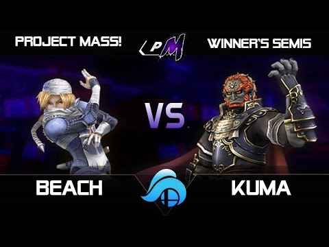 Project MASS Winners Semis - Beach (Sheik) vs. Kuma (Ganondorf)