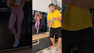 Trying to Impress Her at the Gym 😎😂