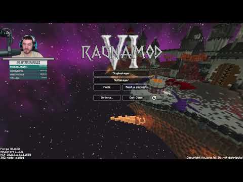 CaptainSparklez “Minecraft Ragnamod Ep. 46 - Galactic Mixer” Cut Intro