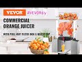 VEVOR Orange Squeezer Juice Extractor Commercial Orange Jucier Juice Press Machine