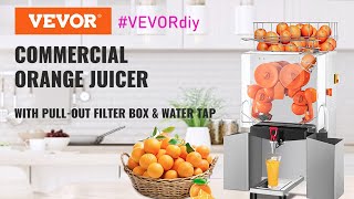 VEVOR Orange Squeezer Juice Extractor Commercial Orange Jucier Juice Press Machine