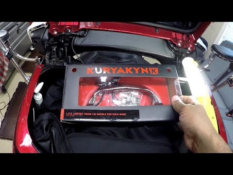 Honda Goldwing loose trunk Fix - Kuryakyn 3215 Install