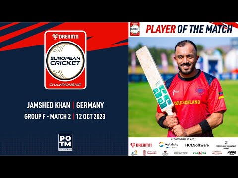 POTM: J.Khan - LUX vs GER | Highlights | Dream11 ECC23 | 12 Oct 2023 | ECC23.072