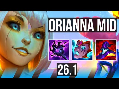 ORIANNA vs SYLAS (MID) | Good KDA: 10/1/9 | EUW Master | 26.1