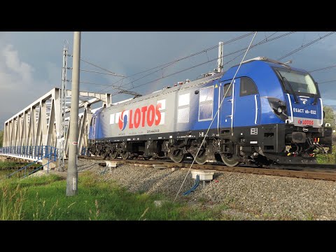 Burzowa pogoda na LK226 Gdańsk Orunia most na Motławie 2020