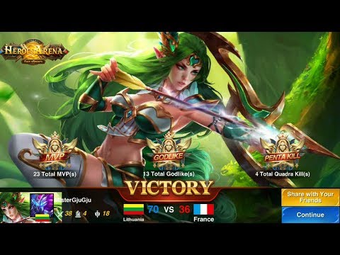 Sylvis on Fire - Heroes Arena :Lithuania vs France Full gameplay