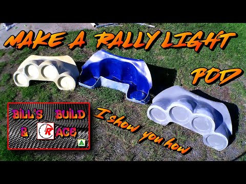How To Make A Rally Car Light Pod - step by step