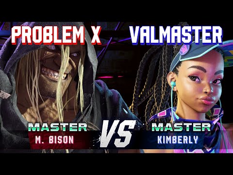 SF6 ▰ PROBLEM X (M.Bison) vs VALMASTER (Kimberly) ▰ High Level Gameplay