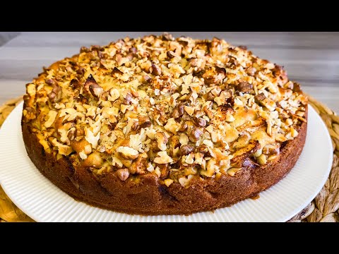 If you have apples, make this delicious cake without using a mixer. Quick and Easy