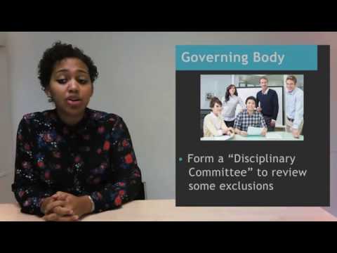 The Governing Body: Duties and Hearing | Understanding School Exclusions: UCL CAJ Video