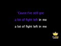 Rachel Platten  Fight Song Karaoke Version