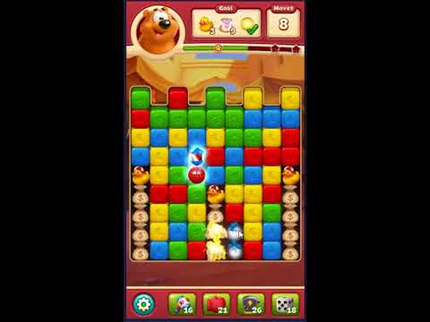 Toon Blast Level 1713 - NO BOOSTERS 🐻🐺🐱 | SKILLGAMING ✔️