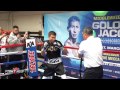 Golovkin vs. Jacobs- The Full Gennady Golovkin Media Workout video