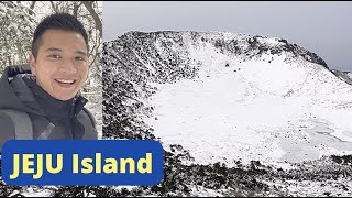 🥶 WINTER in JEJU ISLAND - Travel VLOG - Hallasan - Delicious food - Trail hiking