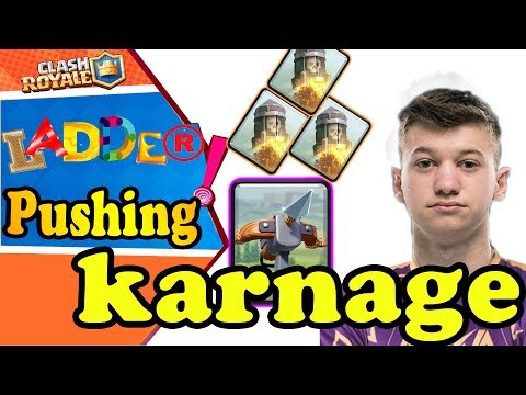 Karnage , LucasXgamer X-bow 3.3  gameplays ladder push  - Clash Royale