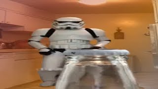 Epic Storm Trooper Bottle Cap Challenge [MEME]