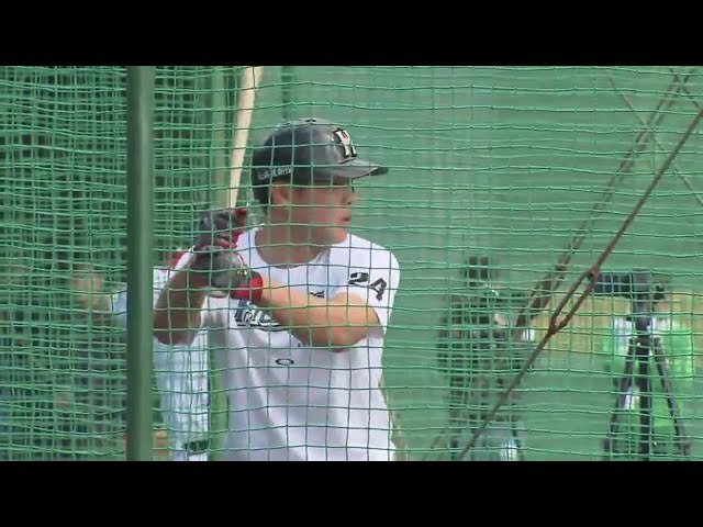 【ファイターズ春季キャンプ】ファイターズのルーキー・野村と万波がフリー打撃!! 2019/2/1