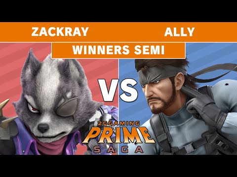 2GG: Prime Saga GW | Zackray (Wolf) vs Ally (Snake) Top 8 Winners Semi - Smash Ultimate