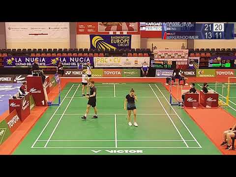 Match point - Hemming / Pugh vs Birker / Hochmeir - XD, SF - Spanish Int. 2021