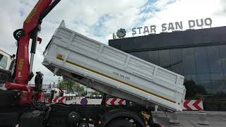 Camion-benne MAN TGM 18.340 4x4 PALFINGER PK 13001 Crane Tipper | Image 4 - Autoline