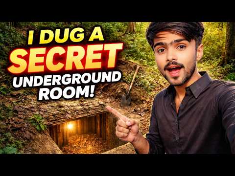 FULL SECRET SETUP INSIDE A TREE! (Hidden Forest Base Reveal)