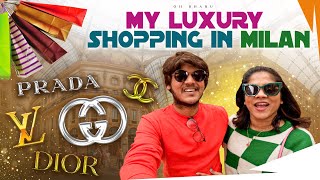 We stayed in a Hostel in Milan! My Luxury Shopping in Italy| Hostel Tour #shoppi
