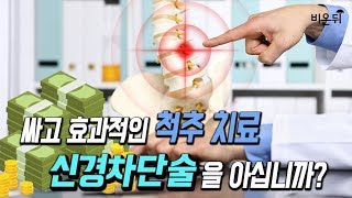 [메디텔] 싸고 효과적인 척추 치료 신경차단술을 아십니까?