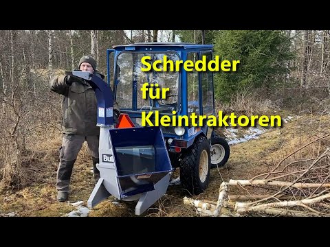 Shredder for small tractors
