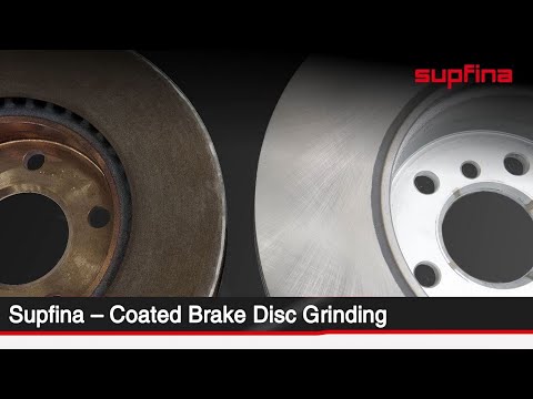 Supfina - Solutions for Grinding Coated Brake Discs