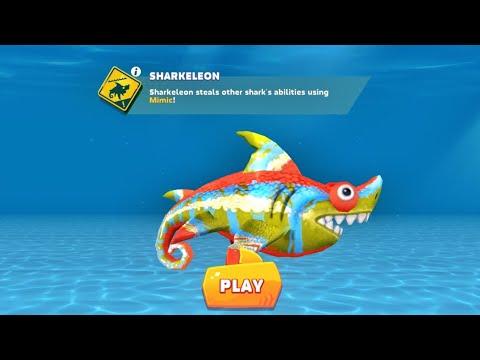 Sharkeleon| Hungry shark Evolution 4K #hungrysharkevolution #hungrysharkworld #sharkgame