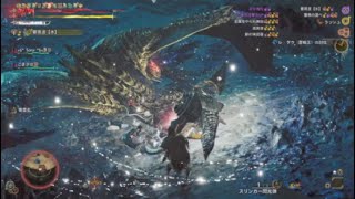 歴戦王レ・ダウ 3人 5分53秒30 狩猟笛×双剣×片手剣 フリーチャレンジクエスト【MHWilds】