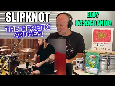 Drum Teacher Reaction: ELOY CASAGRANDE - SLIPKNOT - THE HERETIC ANTHEM (Drum Cover)