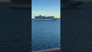 Golden hour on the ocean, two ships, one moment #australia #pacificencounter