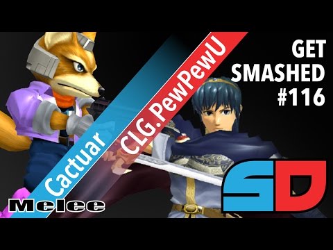 Get Smashed #116 - Winner Semis: Cactuar (Fox) vs CLG.PewPewU (Marth)