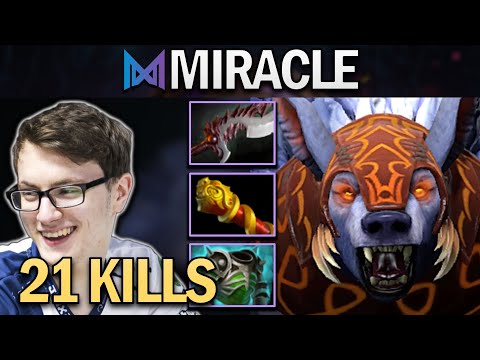 NIGMA.MIRACLE URSA WITH 21 KILLS - DOTA 2 7.26 GAMEPLAY