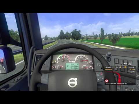 ETS 2 Timelapse Luxemburg - Lyon (Volvo F16 Classic)