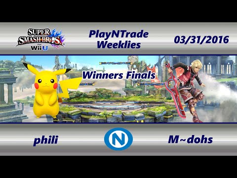 PNT 03/31/16 - phili (Pikachu) vs M~dohs (Shulk) - Winners  Finals - Smash 4