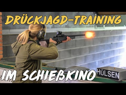 Drückjagd-Training im Schießkino