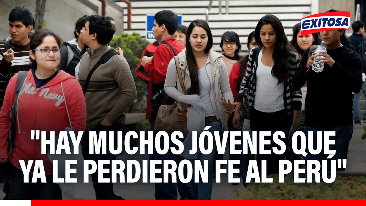 🔴🔵 Nicolás Lúcar: "Hay muchos jóvenes que ya le perdieron fe al Perú"