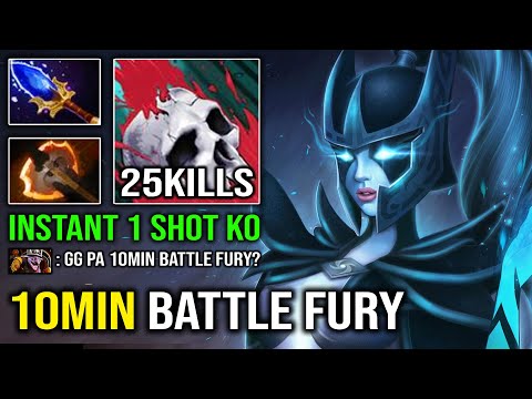 Nothing is Tank For this PA | Instant 1 Shot Crazy 10Min Battle Fury Powerful Crit 900 GPM Dota 2