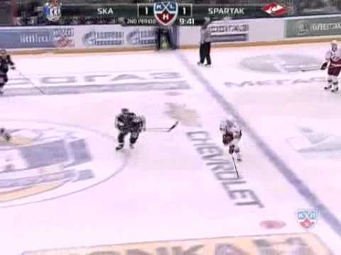 SKA - Spartak. 2011 KHL playoff 1st game
